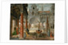 Palace with distinguished visitors by Anonymous