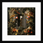 Eucharist in Fruit Wreath by Anonymous