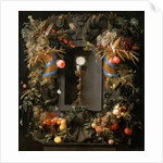 Eucharist in Fruit Wreath by Anonymous