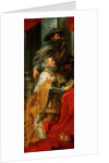 Archduke Albert VII of Austria. Left side panel of the Ildefonso Altarpiece by Anonymous