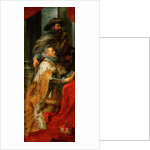 Archduke Albert VII of Austria. Left side panel of the Ildefonso Altarpiece by Anonymous