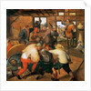 Brawl between soldiers and peasants by Anonymous