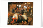 Brawl between soldiers and peasants by Anonymous