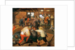 Brawl between soldiers and peasants by Anonymous