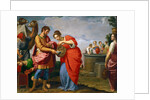 Rebecca and Eliezer at the Well by Anonymous