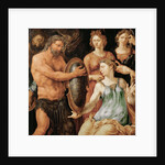 Vulcan hands Thetis the shield for Achilles by Anonymous