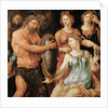 Vulcan hands Thetis the shield for Achilles by Anonymous