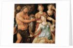 Vulcan hands Thetis the shield for Achilles by Anonymous
