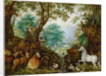 Orpheus among the animals by Anonymous