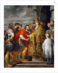 Saint Ambrose and Emperor Theodosius I by Anonymous