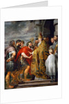Saint Ambrose and Emperor Theodosius I by Anonymous