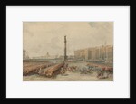 Parade of the Life-Guards Horse Regiment at the Palace Square by Anonymous