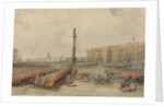 Parade of the Life-Guards Horse Regiment at the Palace Square by Anonymous