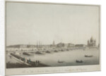 View of the Saint Isaacs Bridge in Petersburg by Anonymous