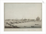 View of the Saint Isaacs Bridge in Petersburg by Anonymous