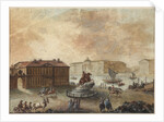 The equestrian statue of Peter the Great on Senate Square by Anonymous