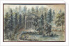 Pavilion in memory of Frederica, sister of Empress Maria Feodorovna, in Pavlovsk by Anonymous