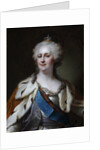 Portrait of Empress Catherine II by Anonymous