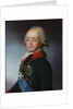 Portrait of the Emperor Paul I of Russia by Anonymous