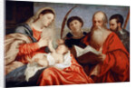 The Virgin and Child with Saints Stephen, Jerome and Maurice by Anonymous