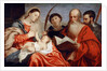 The Virgin and Child with Saints Stephen, Jerome and Maurice by Anonymous
