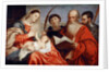 The Virgin and Child with Saints Stephen, Jerome and Maurice by Anonymous