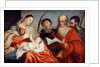 The Virgin and Child with Saints Stephen, Jerome and Maurice by Anonymous