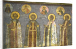 Grand Princes Vasiliy Yuryevich Kosoy, Yury of Zvenigorod, Dmitry Yurievich Krasny and Andrey Dmitri by Anonymous