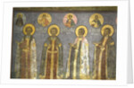 Grand Princes Vasiliy Yuryevich Kosoy, Yury of Zvenigorod, Dmitry Yurievich Krasny and Andrey Dmitri by Anonymous