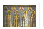 Grand Princes Vasiliy Yuryevich Kosoy, Yury of Zvenigorod, Dmitry Yurievich Krasny and Andrey Dmitri by Anonymous