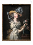 Marie Antoinette in a Muslin dress by Anonymous