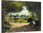 Adolphe Monet in the Garden of Le Coteau at Sainte-Adresse, 1867 by Anonymous
