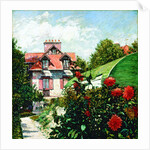 Dahlias: The Garden at Petit Gennevilliers, 1893 by Anonymous