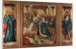 The Death of the Virgin. The Roudnice Altarpiece, c.1410 by Anonymous