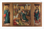The Death of the Virgin. The Roudnice Altarpiece, c.1410 by Anonymous
