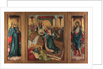 The Death of the Virgin. The Roudnice Altarpiece, c.1410 by Anonymous