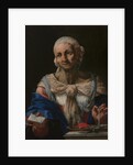 Old Woman with a Pearl Necklace and Letter (Vanitas), ca 1663 by Anonymous