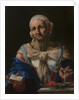 Old Woman with a Pearl Necklace and Letter (Vanitas), ca 1663 by Anonymous