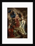 Virgin Mary with Four Saints, ca 1735 by Anonymous