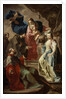 Virgin Mary with Four Saints, ca 1735 by Anonymous