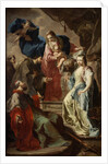 Virgin Mary with Four Saints, ca 1735 by Anonymous