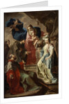 Virgin Mary with Four Saints, ca 1735 by Anonymous
