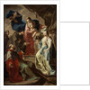 Virgin Mary with Four Saints, ca 1735 by Anonymous