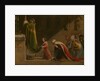 Saint Ludmila and Saint Wenceslaus during the Mass, 1837 by Anonymous
