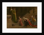Saint Ludmila and Saint Wenceslaus during the Mass, 1837 by Anonymous