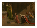 Saint Ludmila and Saint Wenceslaus during the Mass, 1837 by Anonymous