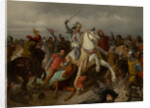 John of Bohemia in the Battle of Crécy, 1860 by Anonymous