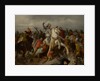 John of Bohemia in the Battle of Crécy, 1860 by Anonymous