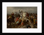 John of Bohemia in the Battle of Crécy, 1860 by Anonymous