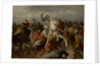 John of Bohemia in the Battle of Crécy, 1860 by Anonymous